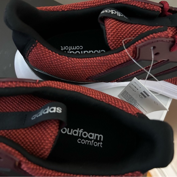 Adidas Men's Maroon Red Black Sneakers EnergyFalcon Running Shoes New 10.5 - Picture 11 of 14